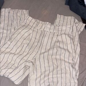 Striped Linen Pants